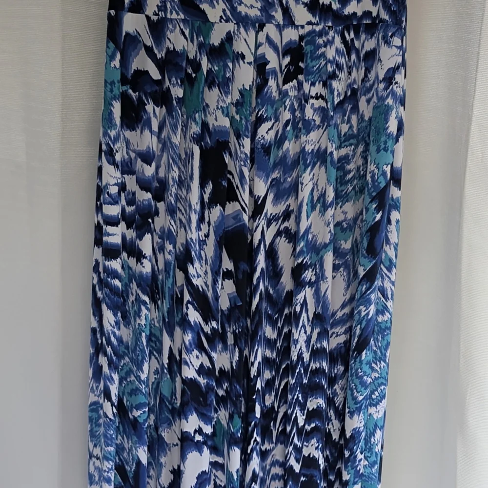 Chico's Blue and White Patterned Dress - Picture 8 of 15